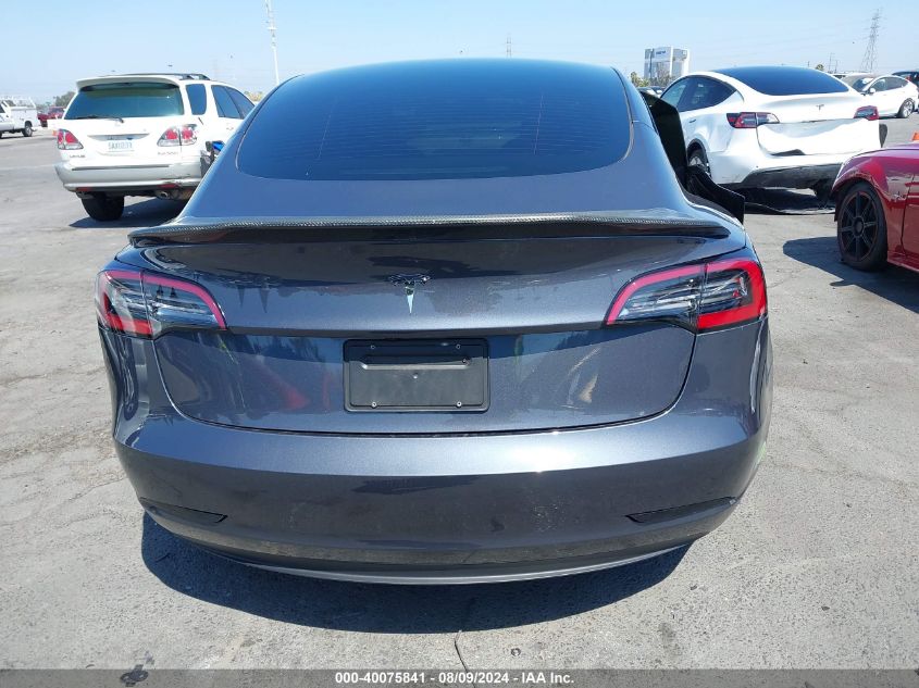 2023 Tesla Model 3 Rear-Wheel Drive VIN: 5YJ3E1EA4PF430261 Lot: 40075841