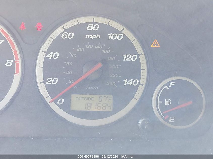 2005 Honda Cr-V Ex VIN: SHSRD78875U323431 Lot: 40075896