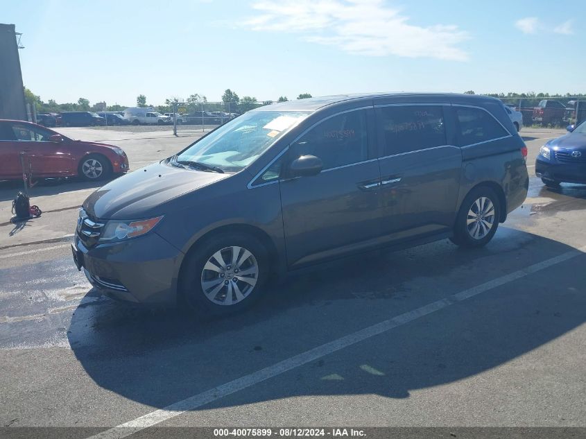 2015 Honda Odyssey Ex-L VIN: 5FNRL5H6XFB127059 Lot: 40075899