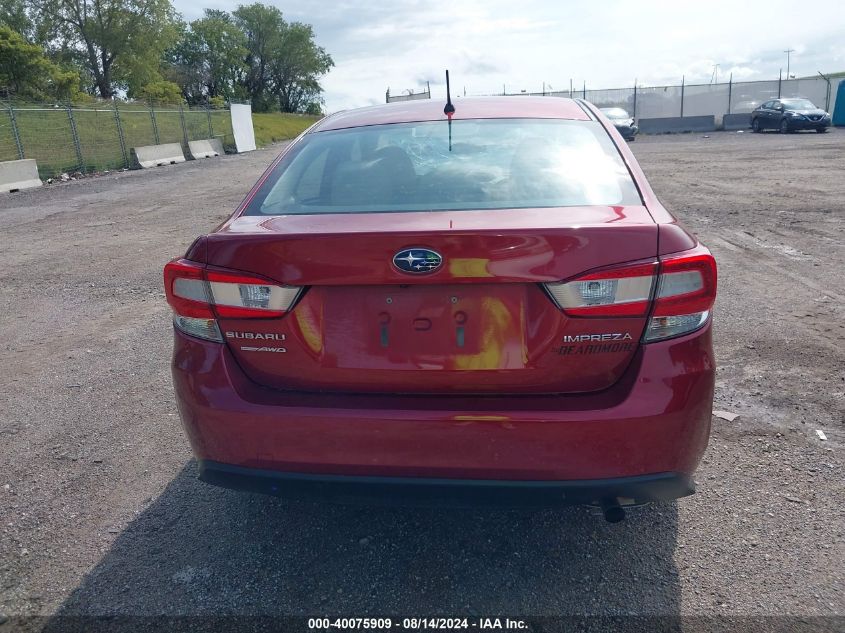 2019 SUBARU IMPREZA - 4S3GKAA60K3620432