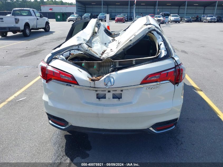 2016 Acura Rdx Technology VIN: 5J8TB3H56GL017906 Lot: 40075921