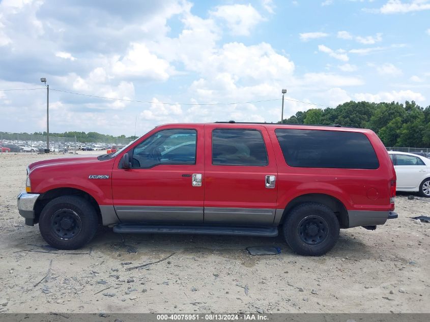 2003 Ford Excursion Xlt VIN: 1FMNU40L83EA24478 Lot: 40075951