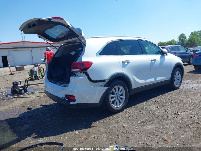 2019 KIA SORENTO 2.4L LX - 5XYPGDA38KG434500