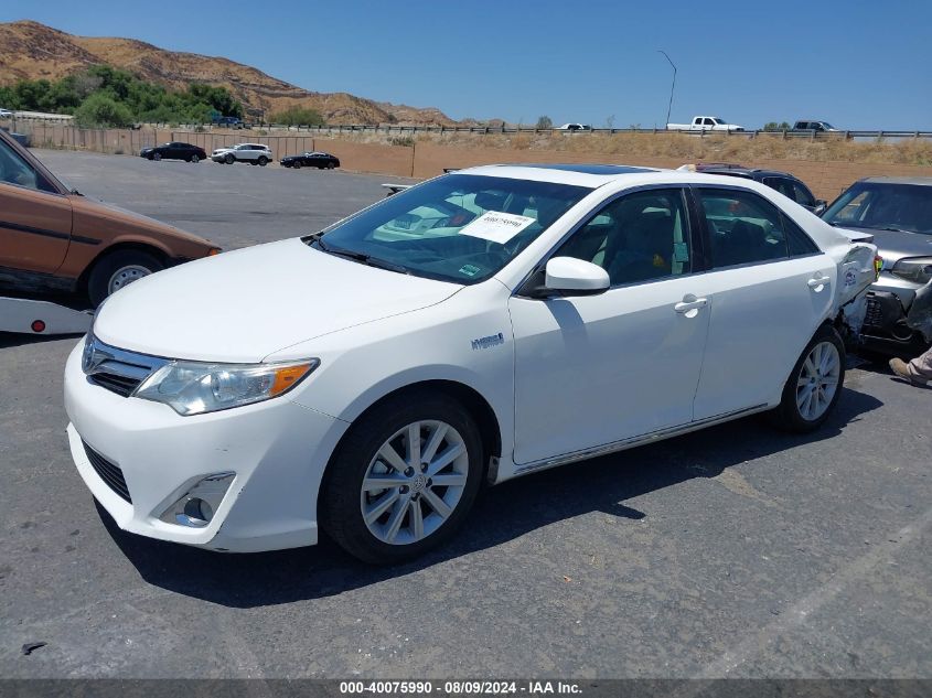 2012 Toyota Camry Hybrid Xle VIN: 4T1BD1FK7CU047756 Lot: 40075990