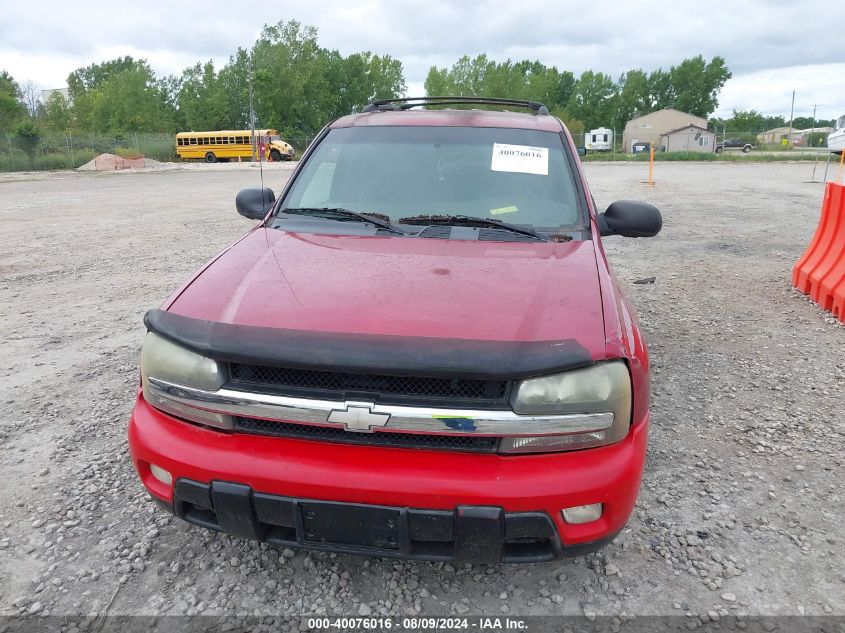 2002 Chevrolet Trailblazer Lt VIN: 1GNDT13S922105212 Lot: 40076016