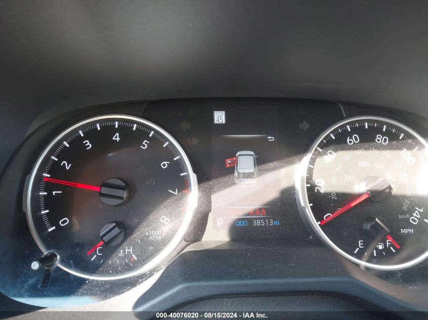 2022 Toyota Rav4 Le VIN: 2T3F1RFV5NW284937 Lot: 40076020