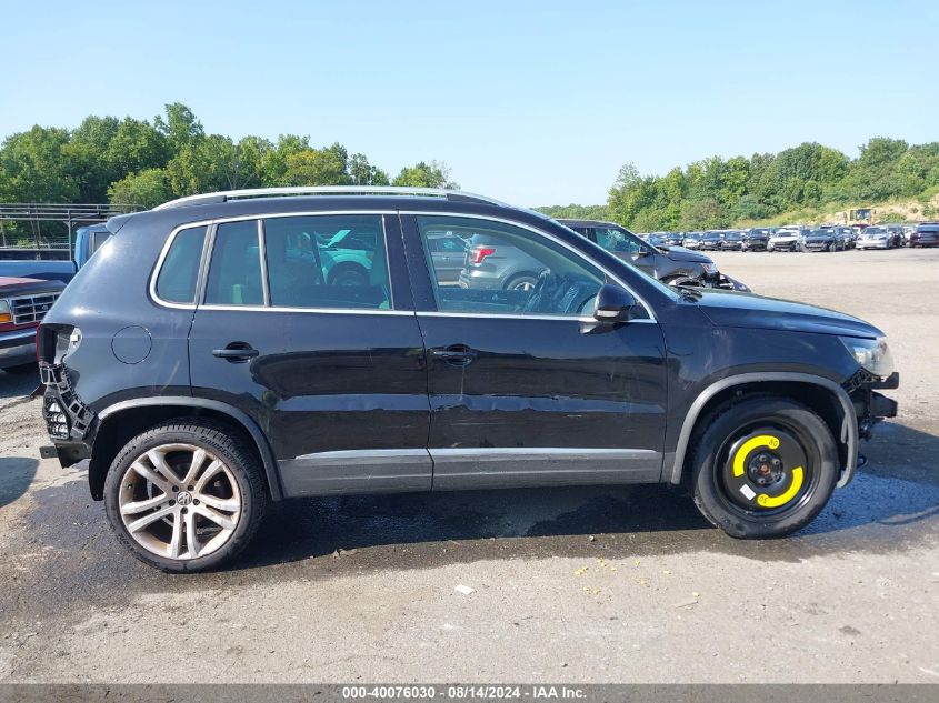 2013 Volkswagen Tiguan Sel VIN: WVGBV7AX5DW535371 Lot: 40076030