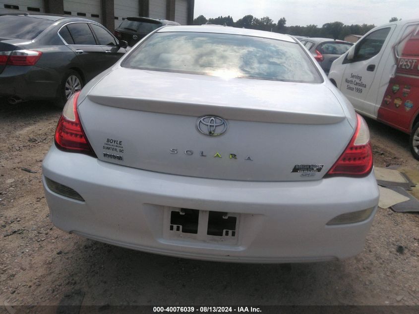 2007 Toyota Camry Solara Se VIN: 4T1CE30P57U756855 Lot: 40076039