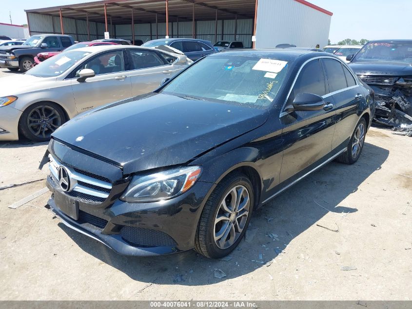 55SWF4KB7GU120466 2016 MERCEDES-BENZ C CLASS - Image 2