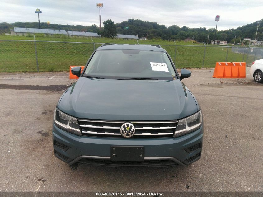 2019 Volkswagen Tiguan S VIN: 3VV1B7AXXKM121963 Lot: 40076115