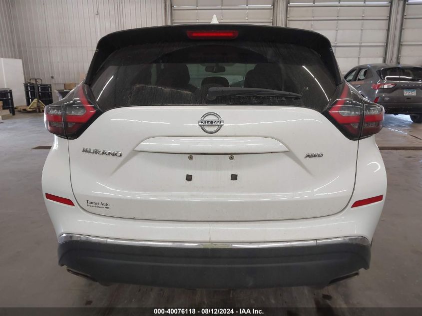 2019 Nissan Murano S VIN: 5N1AZ2MS9KN151292 Lot: 40076118