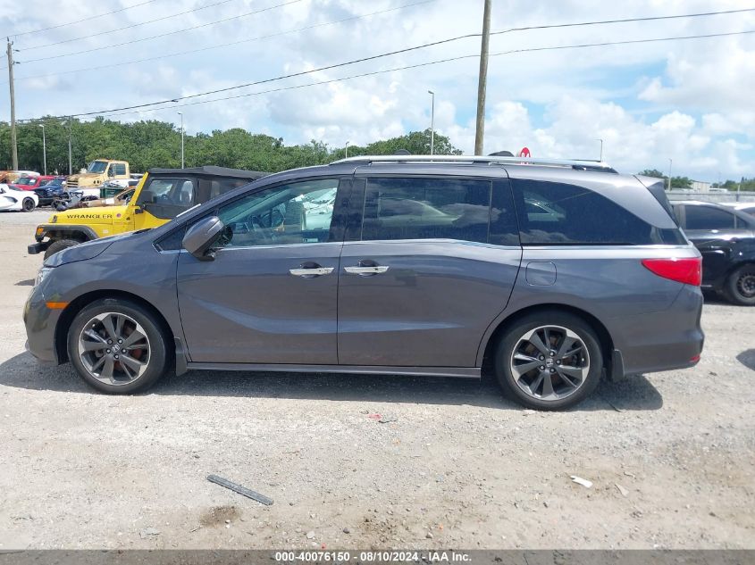 2022 Honda Odyssey Elite VIN: 5FNRL6H92NB029447 Lot: 40076150