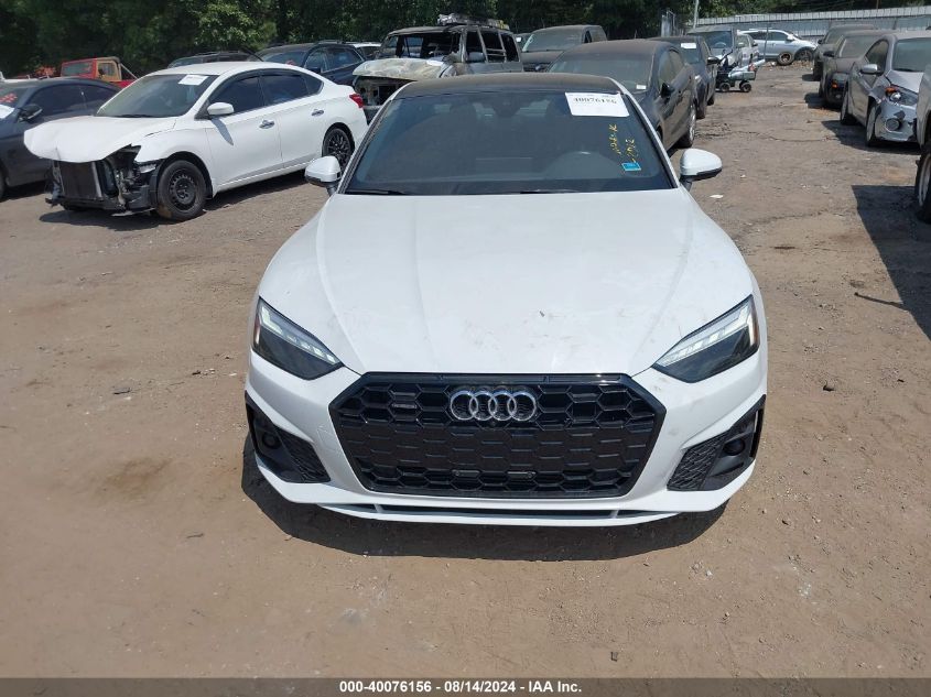 2021 Audi A5 Premium Plus 45 Tfsi Quattro S Tronic VIN: WAUTAAF50MA022712 Lot: 40076156