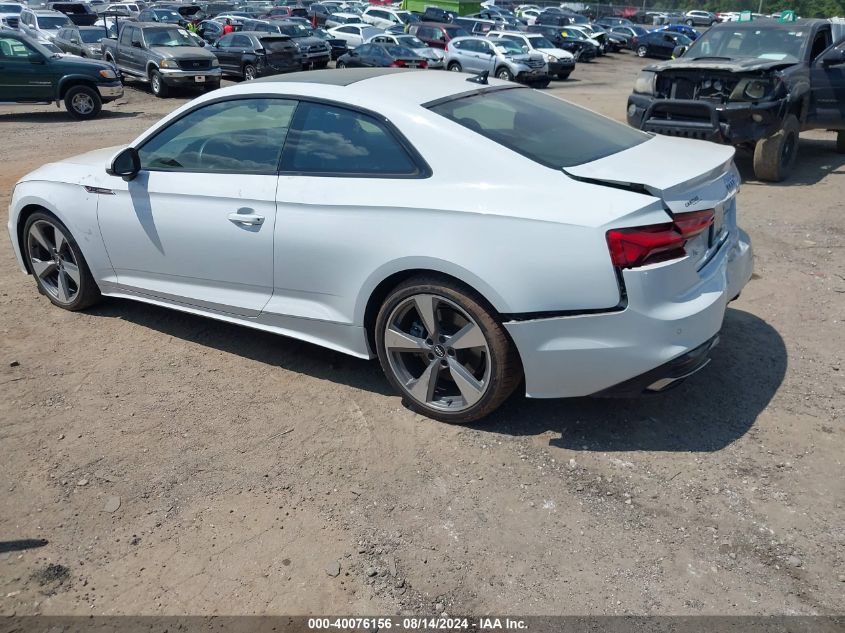 2021 Audi A5 Premium Plus 45 Tfsi Quattro S Tronic VIN: WAUTAAF50MA022712 Lot: 40076156