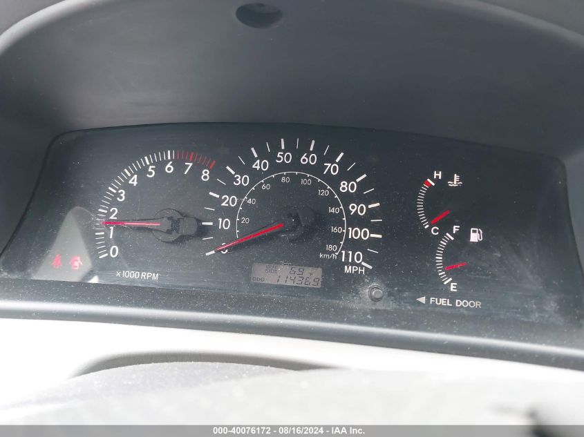 2005 Toyota Corolla Le VIN: 2T1BR32E25C389004 Lot: 40076172