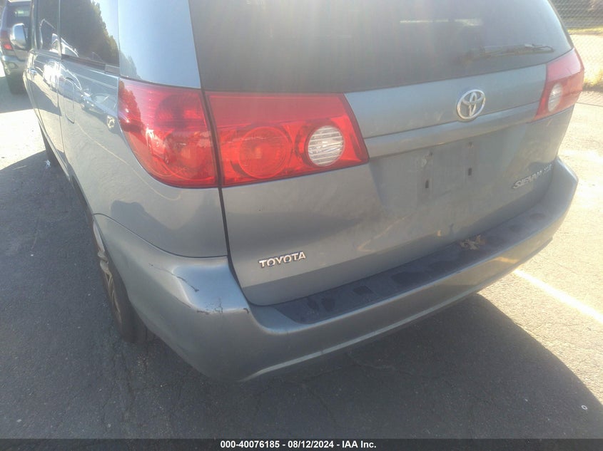 2006 Toyota Sienna Xle VIN: 5TDZA22CX6S452650 Lot: 40076185