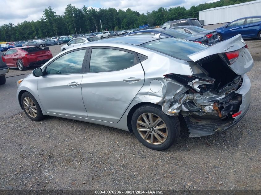 5NPDH4AE8EH459265 2014 Hyundai Elantra Se/Sport/Limited