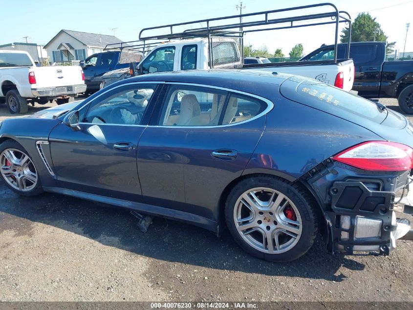 2010 Porsche Panamera Turbo VIN: WP0AC2A77AL090184 Lot: 40076230