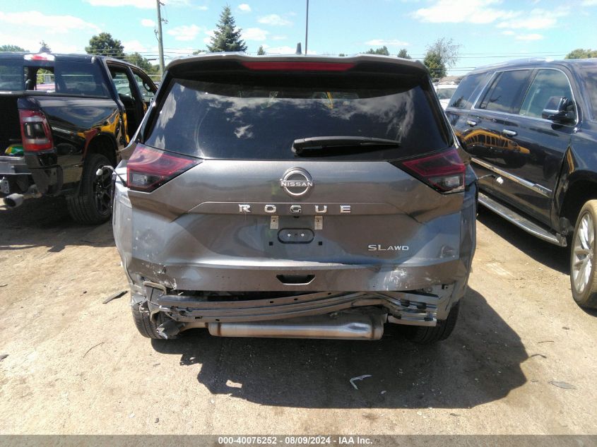 2022 Nissan Rogue Sl Intelligent Awd VIN: 5N1BT3CB3NC720831 Lot: 40076252