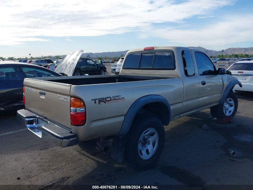 2002 Toyota Tacoma Xtracab Prerunner VIN: 5TESN92N52Z885158 Lot: 40076281