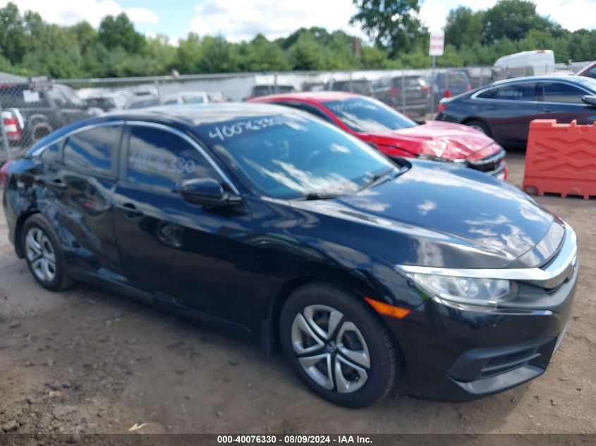 2018 Honda Civic Lx VIN: 19XFC2F5XJE034004 Lot: 40076330