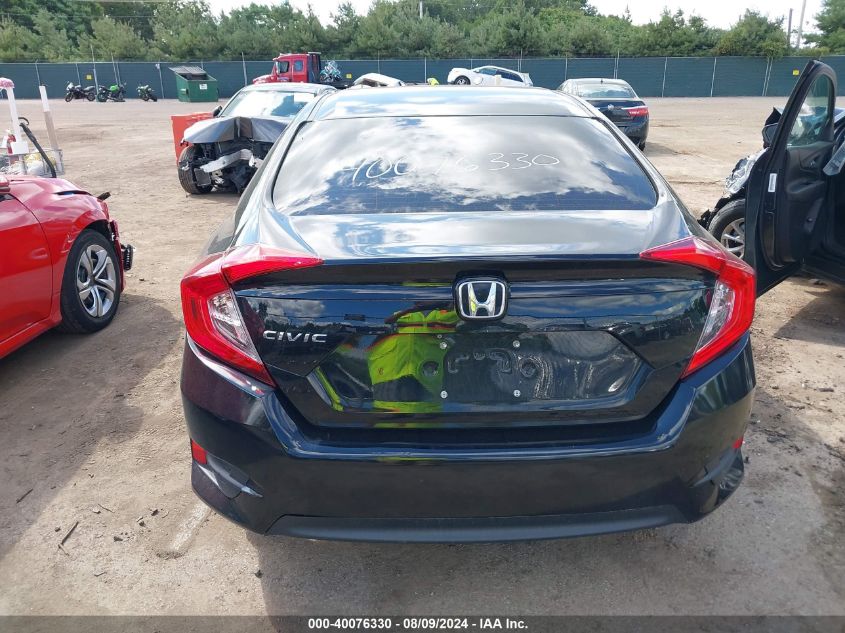 2018 Honda Civic Lx VIN: 19XFC2F5XJE034004 Lot: 40076330