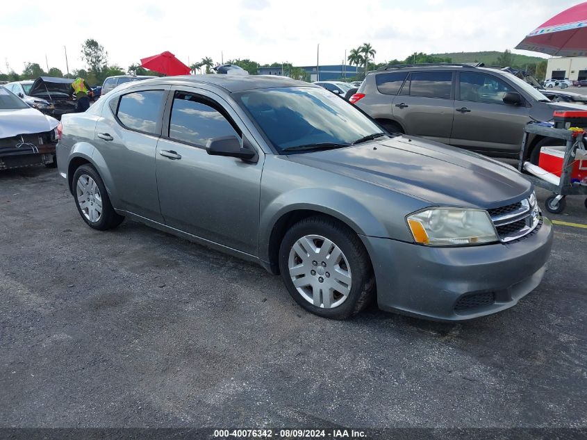 2012 Dodge Avenger Se VIN: 1C3CDZAB6CN170218 Lot: 40076342