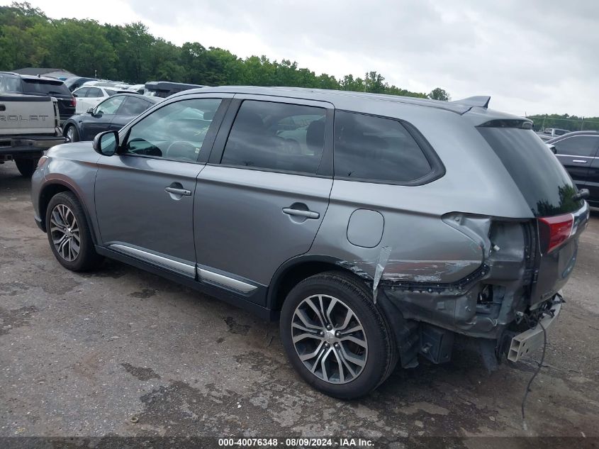 2018 Mitsubishi Outlander Se/Sel/Le VIN: JA4AD3A31JJ003837 Lot: 40076348