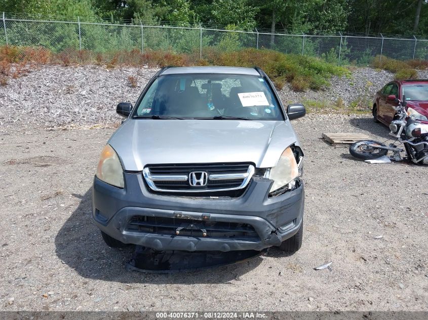 2004 Honda Cr-V Lx VIN: SHSRD785X4U255923 Lot: 40076371