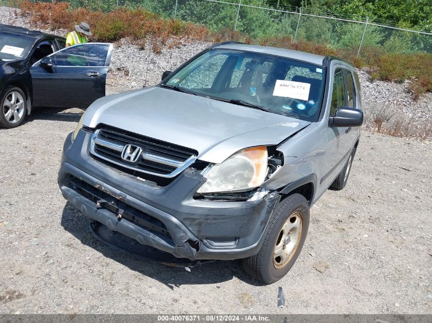 2004 Honda Cr-V Lx VIN: SHSRD785X4U255923 Lot: 40076371
