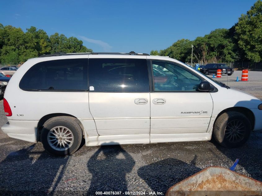 1999 Chrysler Town & Country Lx VIN: 1C4GP54LXXB894650 Lot: 40076387