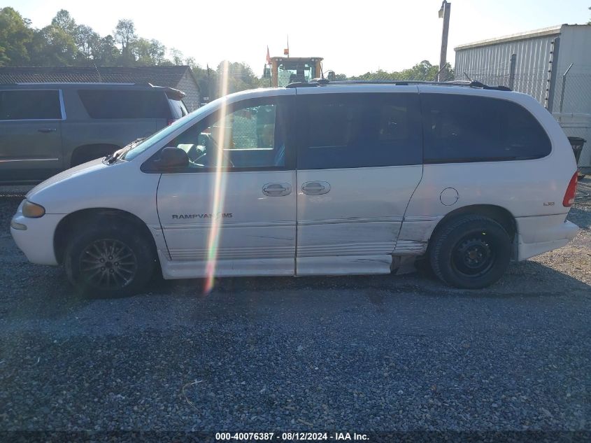 1999 Chrysler Town & Country Lx VIN: 1C4GP54LXXB894650 Lot: 40076387