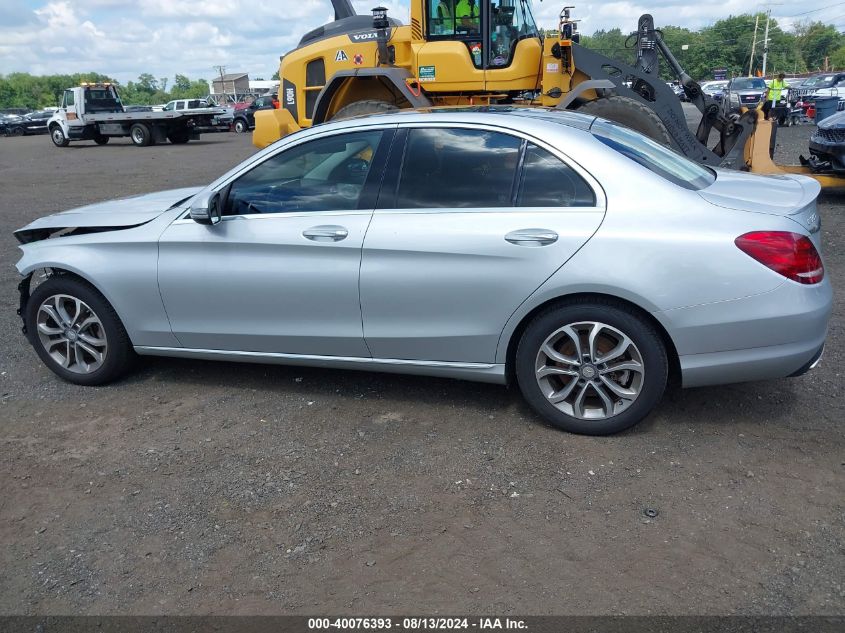 2016 Mercedes-Benz C 300 4Matic/Luxury 4Matic/Sport 4Matic VIN: 55SWF4KB3GU100554 Lot: 40076393