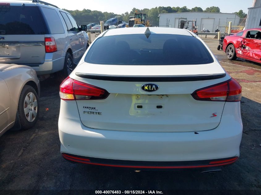 2018 Kia Forte S VIN: 3KPFL4A70JE283318 Lot: 40076483