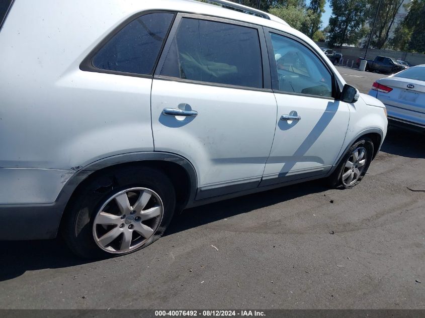 2012 Kia Sorento Lx V6 VIN: 5XYKT4A26CG243771 Lot: 40076492