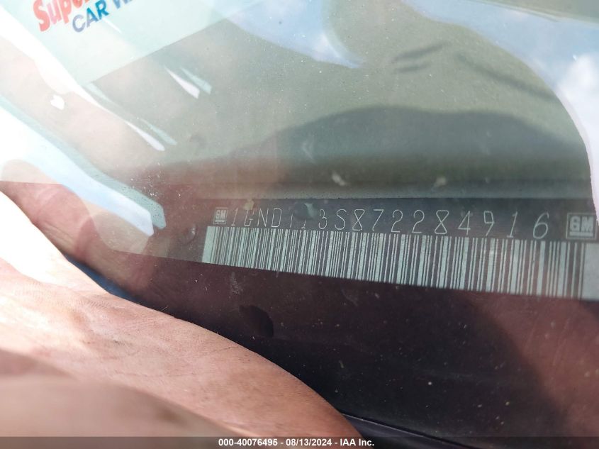 2007 Chevrolet Trailblazer Ls/Lt VIN: 1GNDT13S872284916 Lot: 40076495