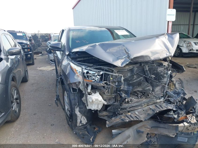 5TDZKRFH3GS157371 2016 TOYOTA HIGHLANDER - Image 1