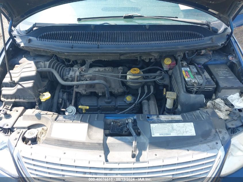 2001 Chrysler Town & Country Limited VIN: 2C8GT64L51R105474 Lot: 40076513