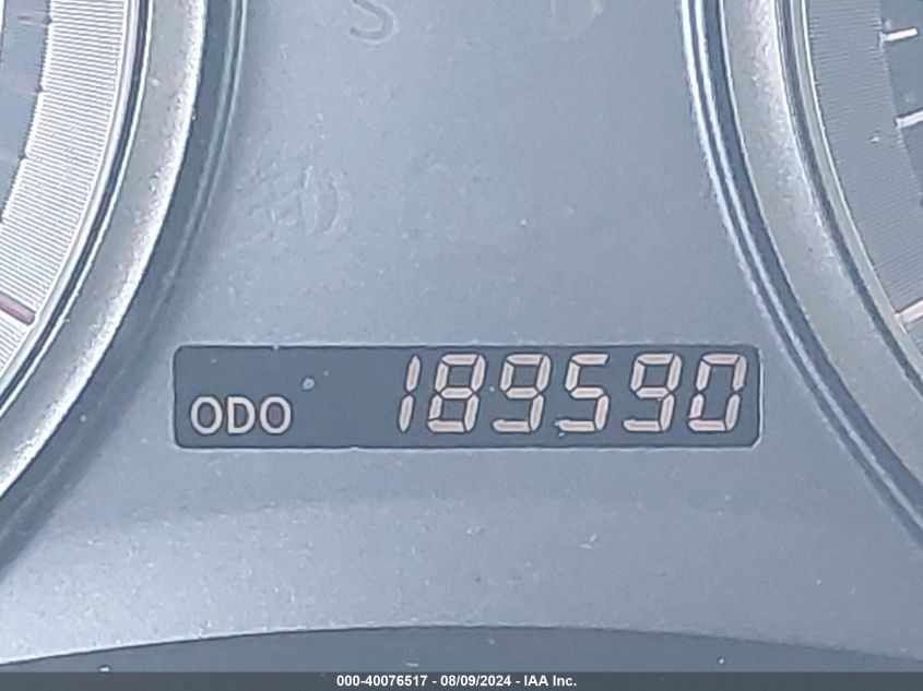 2008 Lexus Es 350 VIN: JTHBJ46G482269344 Lot: 40076517