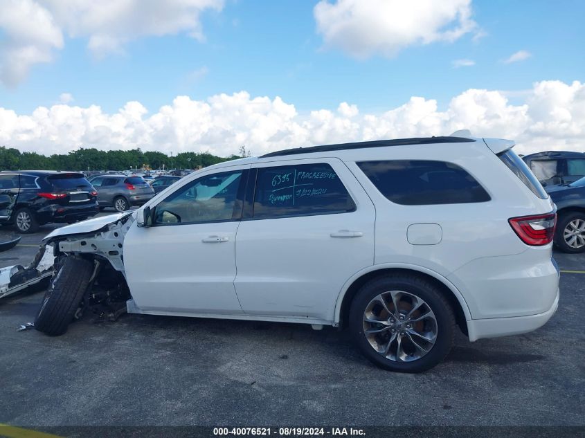 2019 Dodge Durango Gt Plus Awd VIN: 1C4RDJDG4KC722050 Lot: 40076521