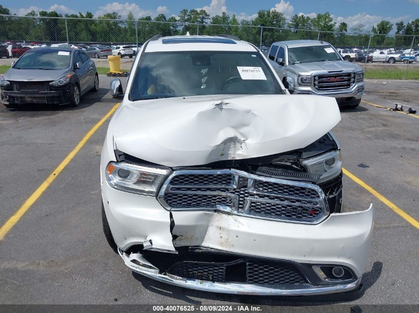 2017 Dodge Durango Citadel Awd VIN: 1C4SDJET6HC950945 Lot: 40076525