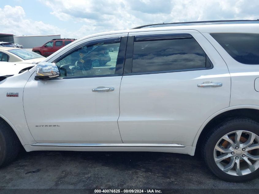 2017 Dodge Durango Citadel Awd VIN: 1C4SDJET6HC950945 Lot: 40076525