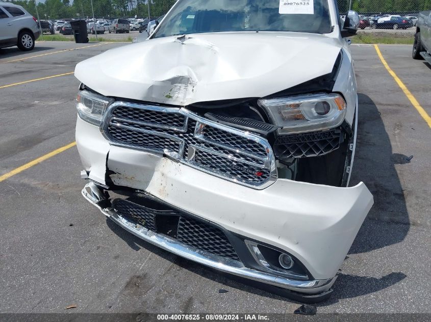 2017 Dodge Durango Citadel Awd VIN: 1C4SDJET6HC950945 Lot: 40076525