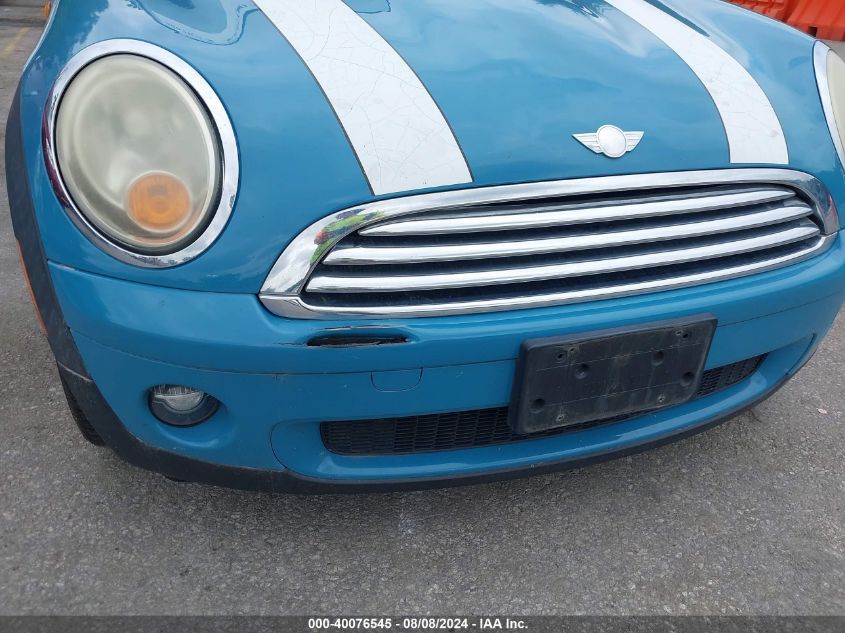 2008 Mini Cooper VIN: WMWMF33568TT60938 Lot: 40076545