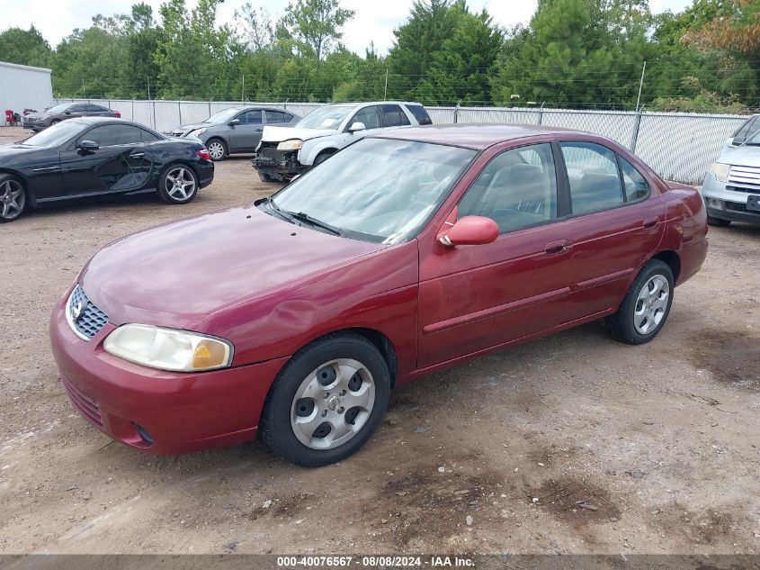 2003 Nissan Sentra Gxe VIN: 3N1CB51D33L805135 Lot: 40076567