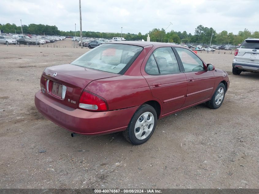 2003 Nissan Sentra Gxe VIN: 3N1CB51D33L805135 Lot: 40076567