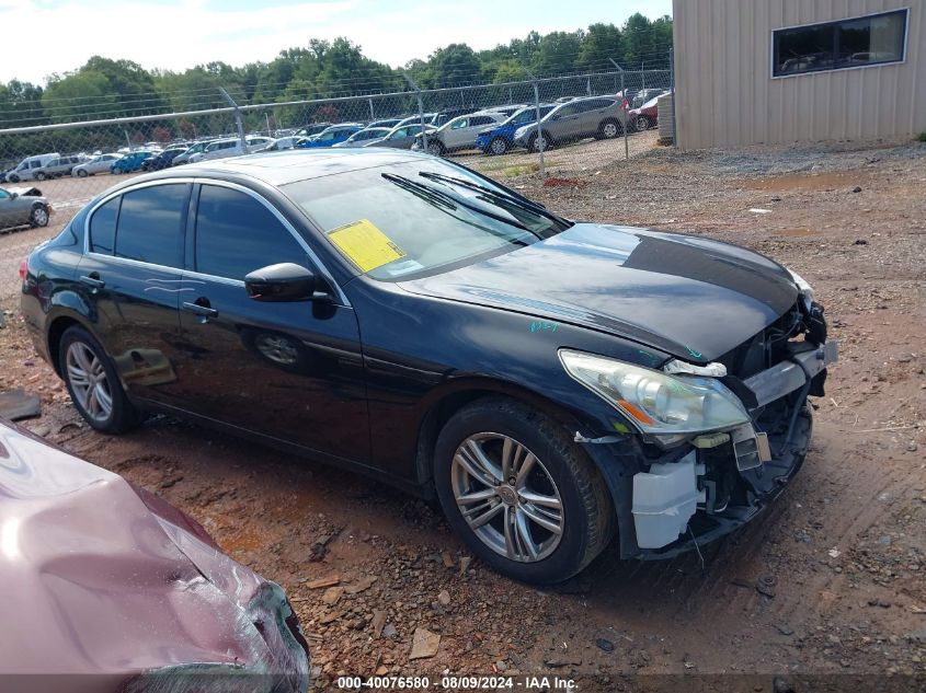 2013 Infiniti G37X VIN: JN1CV6AR3DM766160 Lot: 40076580