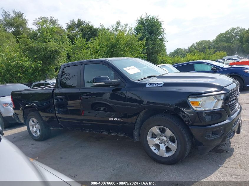 2021 Ram 1500 Big Horn Quad Cab 4X2 6'4 Box VIN: 1C6RREBT7MN801459 Lot: 40076600