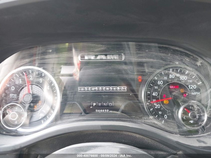 2021 Ram 1500 Big Horn Quad Cab 4X2 6'4 Box VIN: 1C6RREBT7MN801459 Lot: 40076600