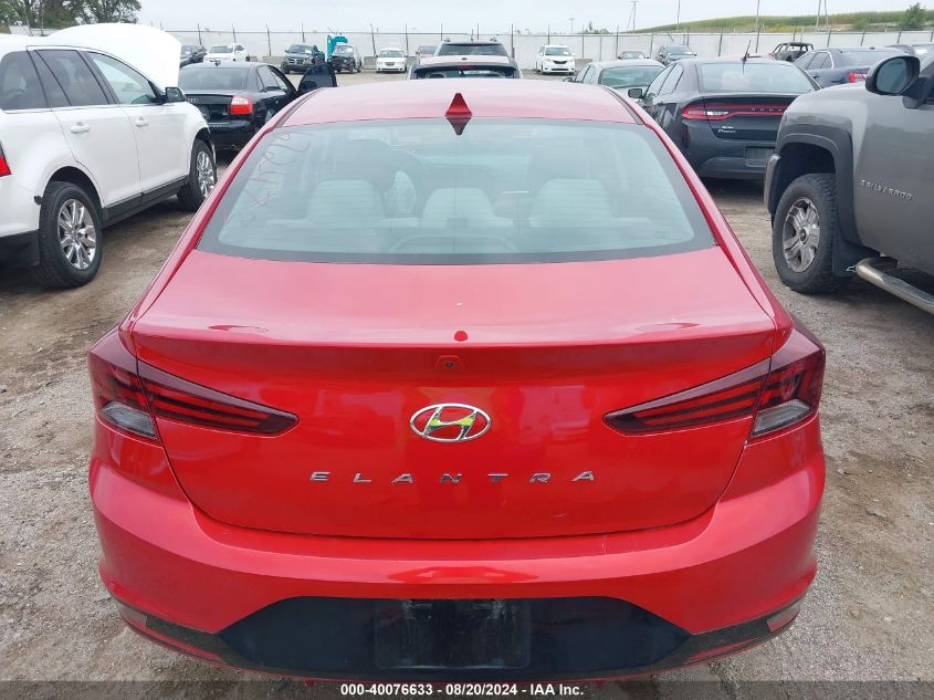 2020 Hyundai Elantra Sel VIN: 5NPD84LF7LH613838 Lot: 40076633